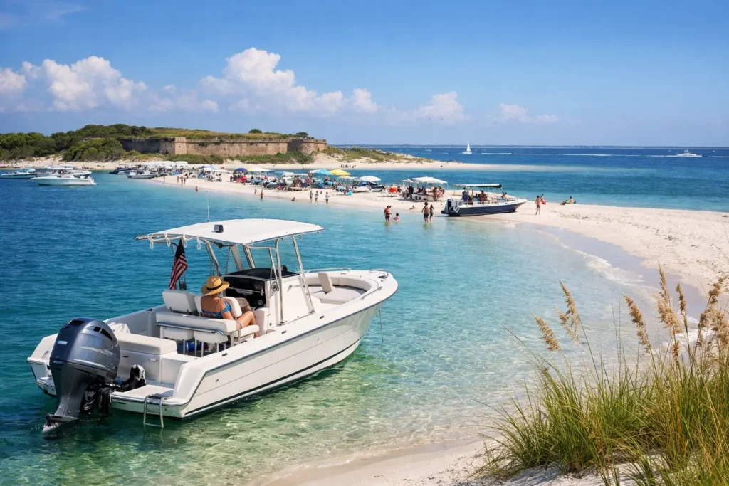 Fort McCree Sandbar Boat Trip Guide