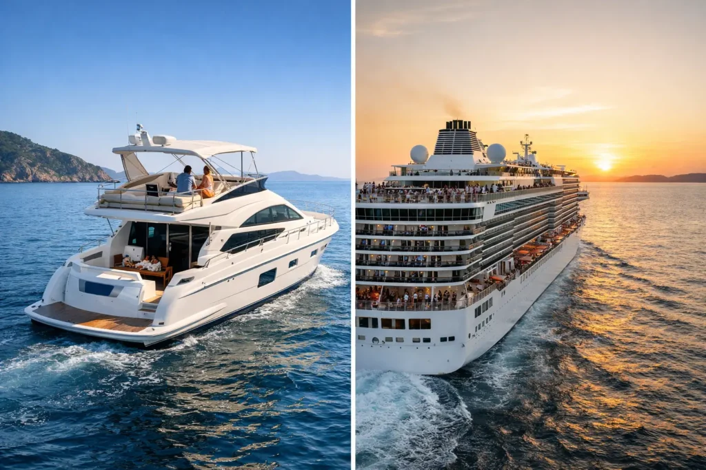 Private Charter vs Public Cruise