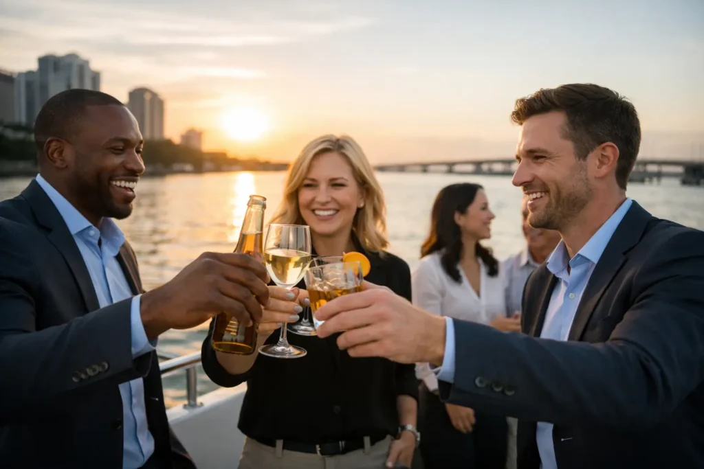 Why a Happy Hour Boat Cruise Just Works